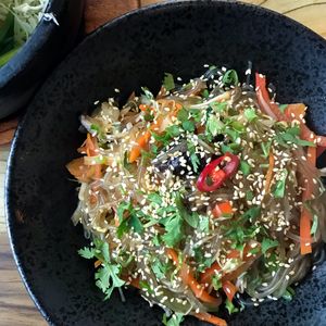 Japchae  at The Boneless Kitchen - 无骨厨房 in Central Singapore