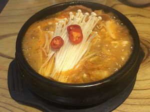 Korean Army Stew 部队 at The Boneless Kitchen - 无骨厨房 in Central Singapore