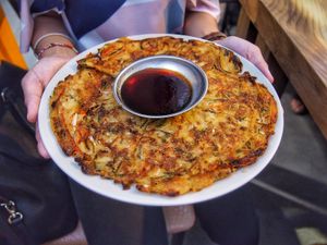 Yachae Jeon | 야채건 | Vegetables Pancakes at The Boneless Kitchen - 无骨厨房 in Central Singapore
