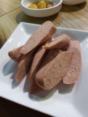 Add on hotdog at The Boneless Kitchen - 无骨厨房 in Central Singapore