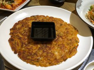 Vegetable pancake  at The Boneless Kitchen - 无骨厨房 in Central Singapore