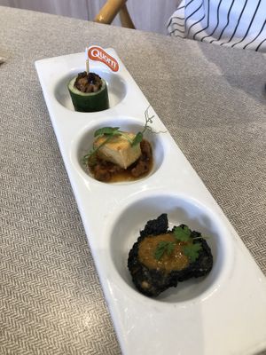 Quorn set : appetizer- all taste the same  at elemen 元素 - Millenia Walk in Central Singapore