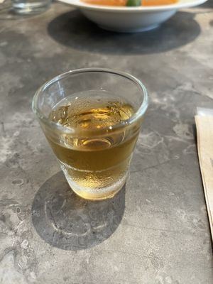 Apple cider vinegar palate cleanser  #Veganuary at elemen 元素 - Millenia Walk in Central Singapore