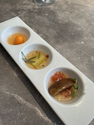 Trio of appetisers #Veganuary at elemen 元素 - Millenia Walk in Central Singapore