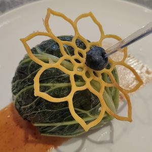 Cabbage Savoy with Truffle Fried Rice
松露卷心菜炒饭 at elemen 元素 - Millenia Walk in Central Singapore