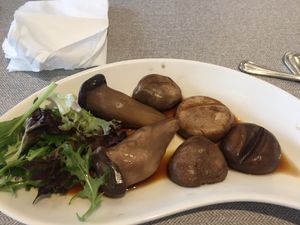 mushroom salad at elemen 元素 - Millenia Walk in Central Singapore