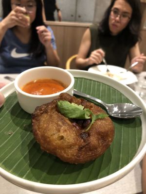 NDP 2020 Menu- peanut fritter at elemen 元素 - Millenia Walk in Central Singapore