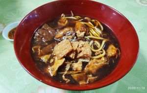 Lor Mee at Xiu Yuan Vegetarian Eating House in Central Singapore