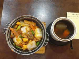Rice Claypot at Xiu Yuan Vegetarian Eating House in Central Singapore