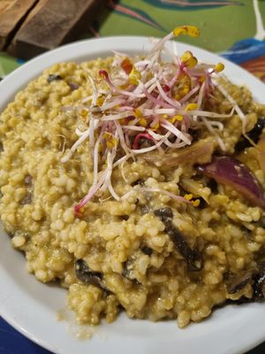 Risotto at Casa Munay in Buenos Aires