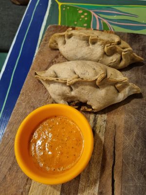 Empanadas at Casa Munay in Buenos Aires