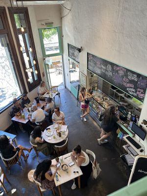Cafe interior Nov 2023  at Casa Munay in Buenos Aires
