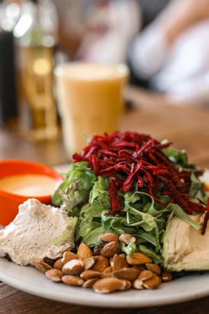 Our best salad, Viva Munay  at Casa Munay in Buenos Aires