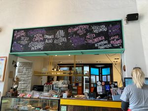 Counter at Casa Munay in Buenos Aires