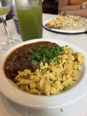 Goulash con spaetlze   at Casa Munay in Buenos Aires