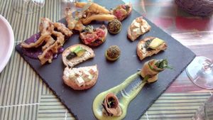 Starter platter at Cavoli Nostri in Naples