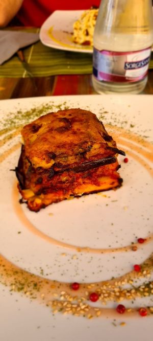 Veg Moussaka at Cavoli Nostri in Naples