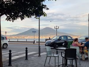 View from table at Cavoli Nostri in Naples