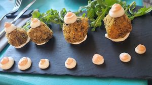 Arancini di mare at Cavoli Nostri in Naples