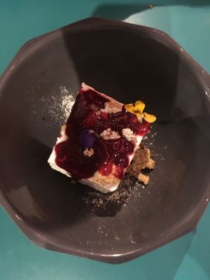 Berry cheesecake  at Cavoli Nostri in Naples