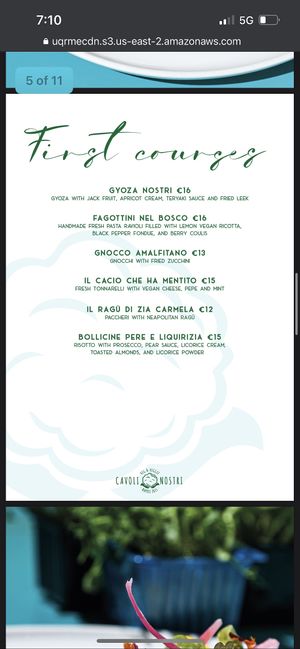 Primi  at Cavoli Nostri in Naples