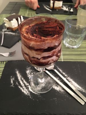 The best tiramisu  at Cavoli Nostri in Naples