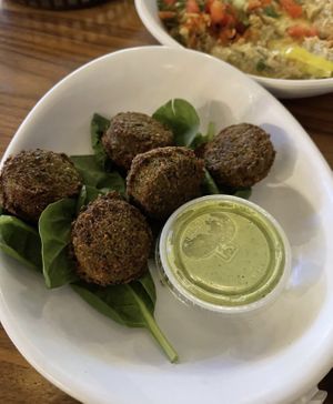 Falafel good but I dislike their tahini sauce   at Shish Cafe in St Paul