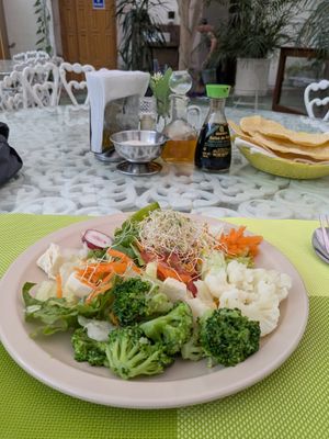 Salad of the day at Devanand in Aguascalientes