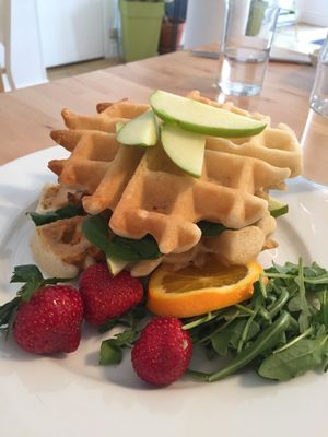 Gaufre Avocat at Le Soixante 5 in Levis