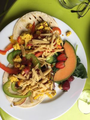 Brunch menu!   Delicious tortillas!!! at Le Soixante 5 in Levis