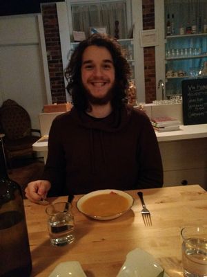 Doum avec son delucieux potage at Le Soixante 5 in Levis