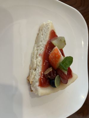 My partner had cheesecake.  at Los Angeles in Kanazawa in Kanazawa