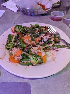Stir Fry at Sammy T's in Fredericksburg