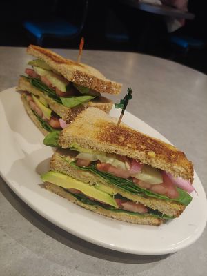 Veggie club at Sammy T's in Fredericksburg