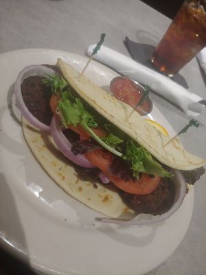 Black Bean pita at Sammy T's in Fredericksburg