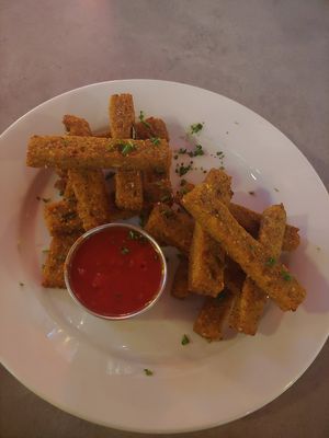 Jalapeno polenta fries at Sammy T's in Fredericksburg