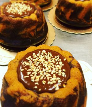 Vegan chocolate cake at Green Bakery in Taipei