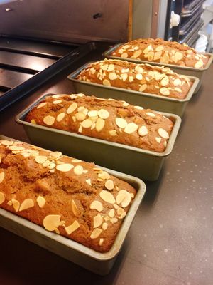 Cinnamon apple pong cake  at Green Bakery in Taipei