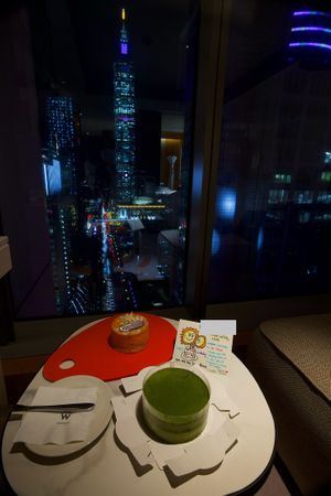 Bottom one is matcha cake  at Green Bakery in Taipei