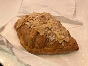 Almond croissant at Green Bakery in Taipei