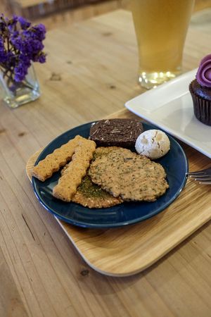 Assorted plate for cookies at Green Bakery in Taipei