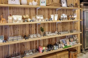 Shop section  at Green Bakery in Taipei