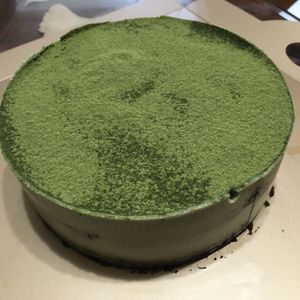 Matcha tiramisu round cake (serves 3-4) at Green Bakery in Taipei