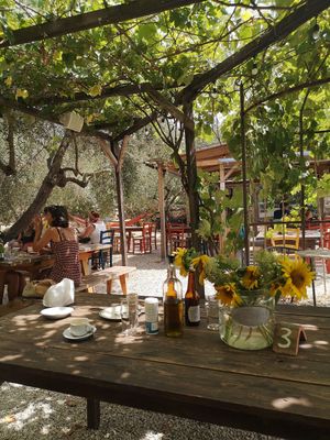 Lunch time at Orti di Mare in Capoliveri