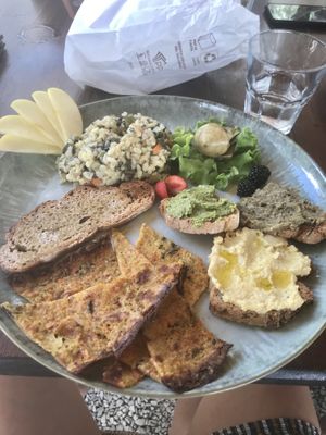 Merenda Toscana vegan   at Orti di Mare in Capoliveri