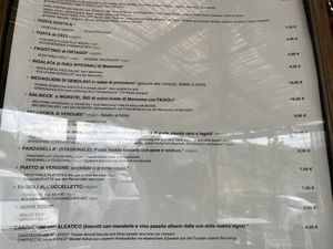 Menu 2  at Orti di Mare in Capoliveri