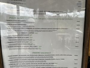 Menu 3  at Orti di Mare in Capoliveri