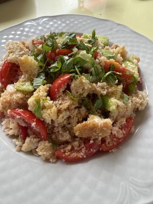 Panzanella  at Orti di Mare in Capoliveri