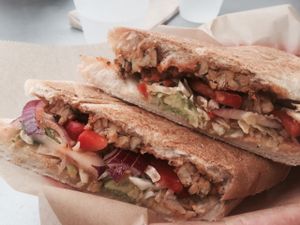 Tempeh cole slaw sandwich at Bodega in St Petersburg