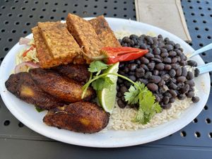Tempeh platter    at Bodega in St Petersburg